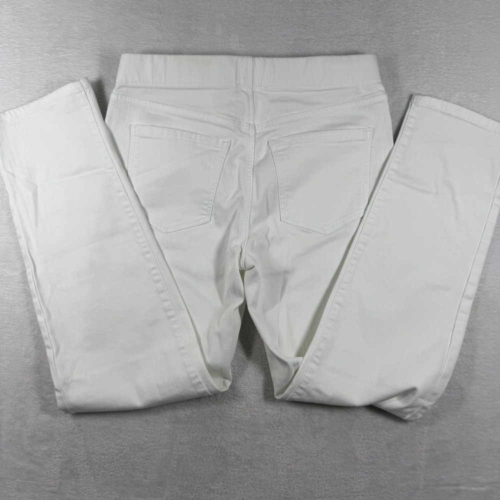 Liverpool Los Angeles Chloe The Slim Pull On Jeans White Straight Leg Size 4 27